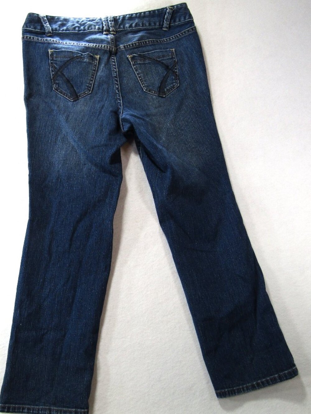 Lane Bryant Womens Jean Size 16 Petite Simply Straight High Rise Med Wash 100200 - Picture 10 of 11